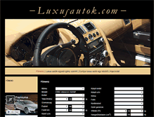 Tablet Screenshot of luxusautok.com